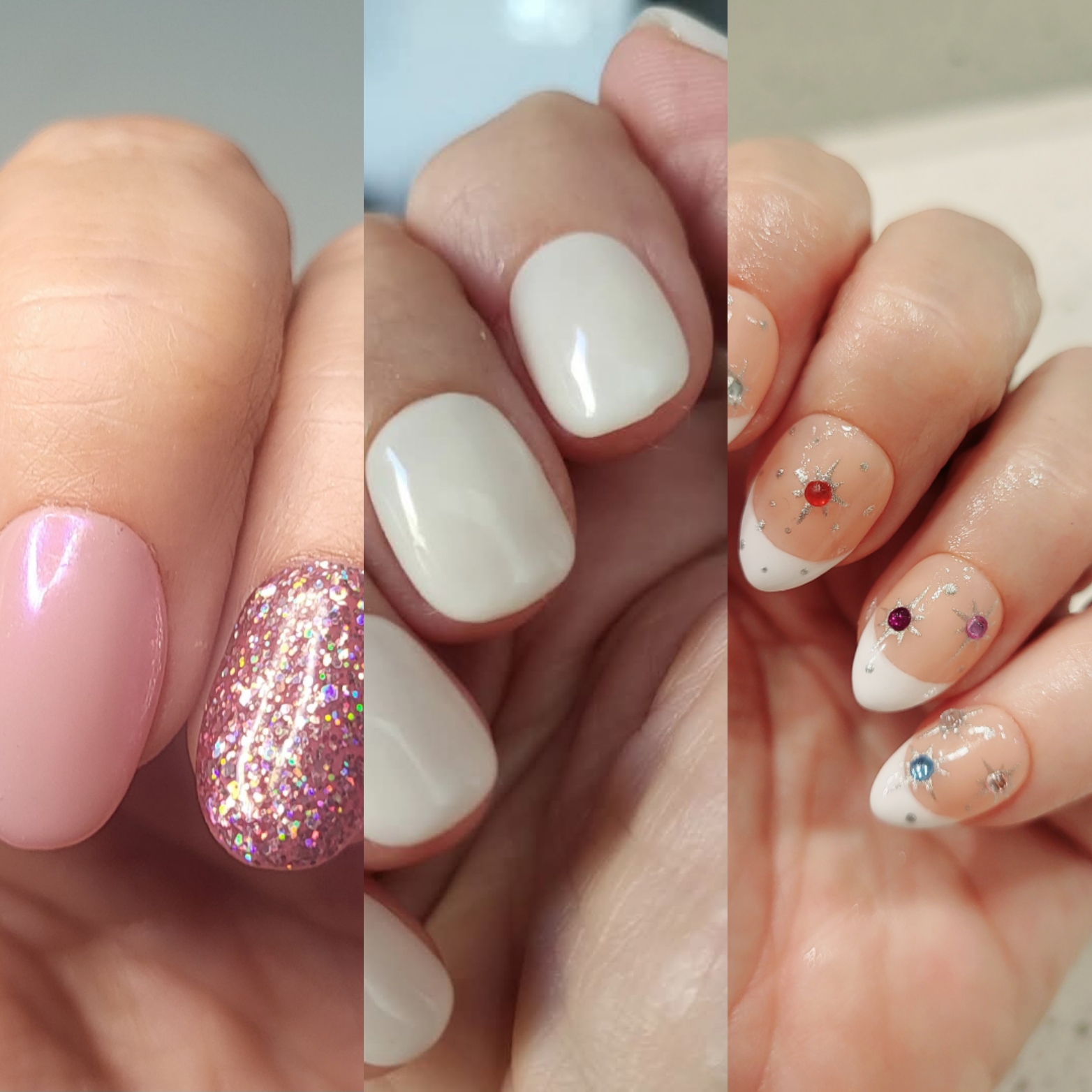 Elegant press-on nail design